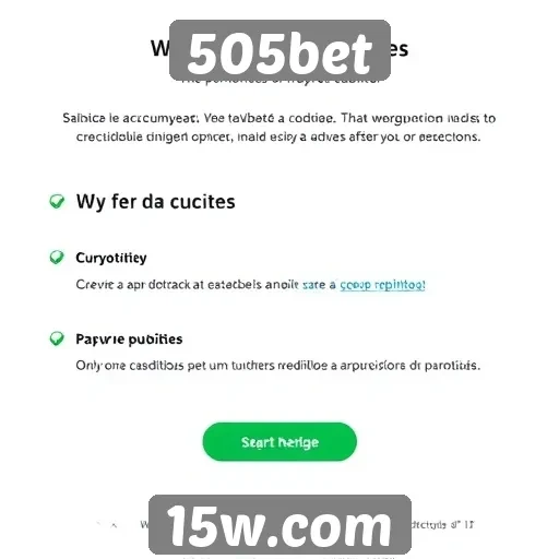 Quais são os requisitos de cadastro no 505bet