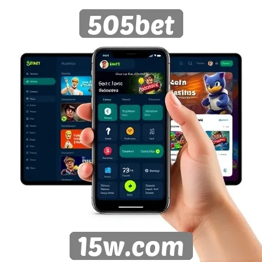 Interface do usuário do 505bet é intuitiva e acessível